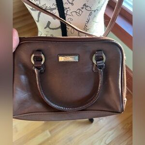 Super functional black leather like purse